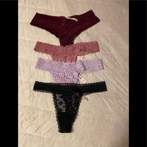Victoria secret thongs 3 medium one large $5 each